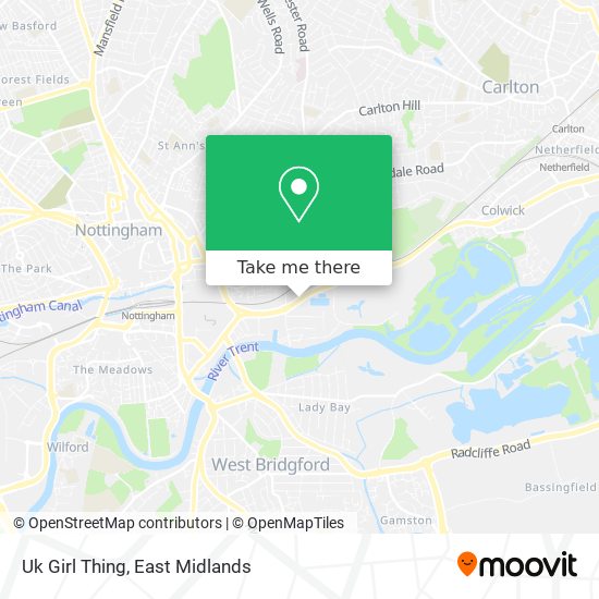 Uk Girl Thing map