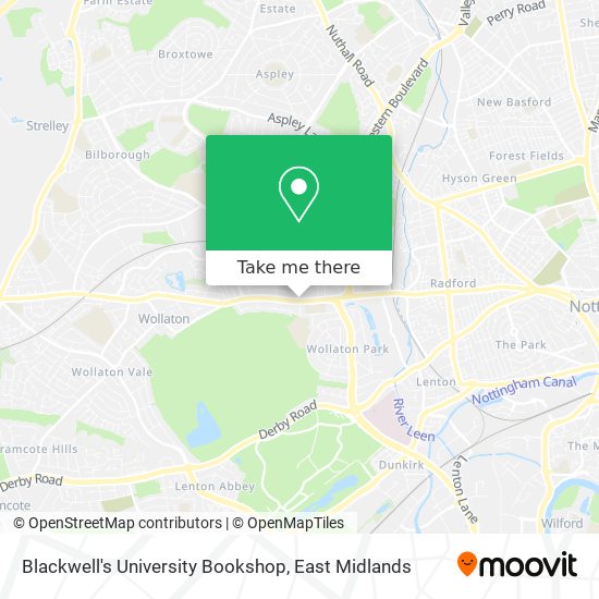 Blackwell's University Bookshop map