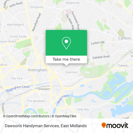 Dawson's Handyman Services map