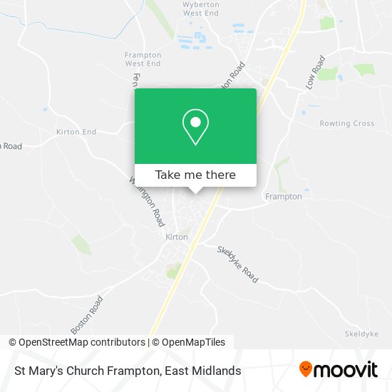 St Mary's Church Frampton map