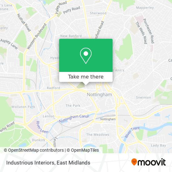 Industrious Interiors map