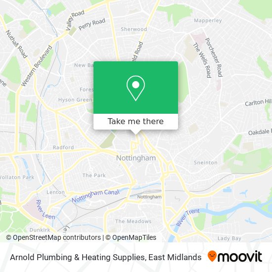 Arnold Plumbing & Heating Supplies map