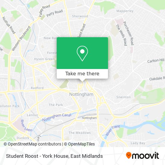Student Roost - York House map