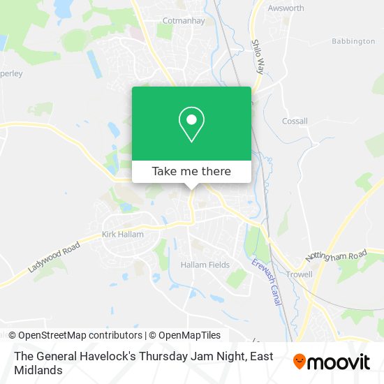 The General Havelock's Thursday Jam Night map