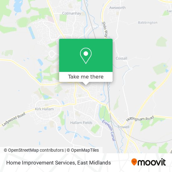 Home Improvement Services map