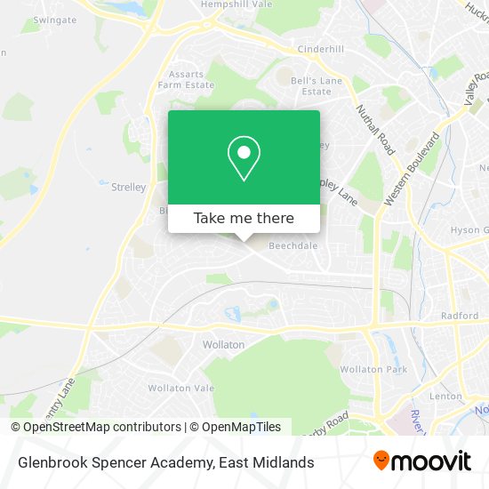 Glenbrook Spencer Academy map