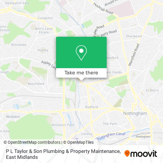 P L Taylor & Son Plumbing & Property Maintenance map