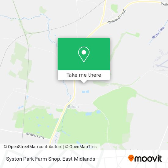 Syston Park Farm Shop map