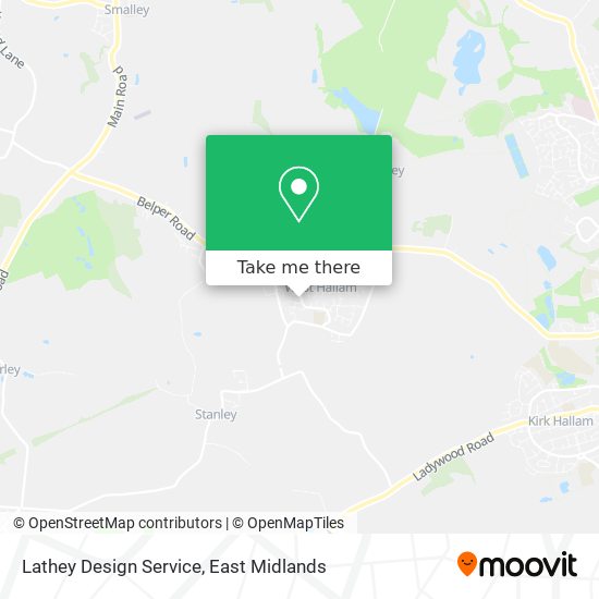 Lathey Design Service map