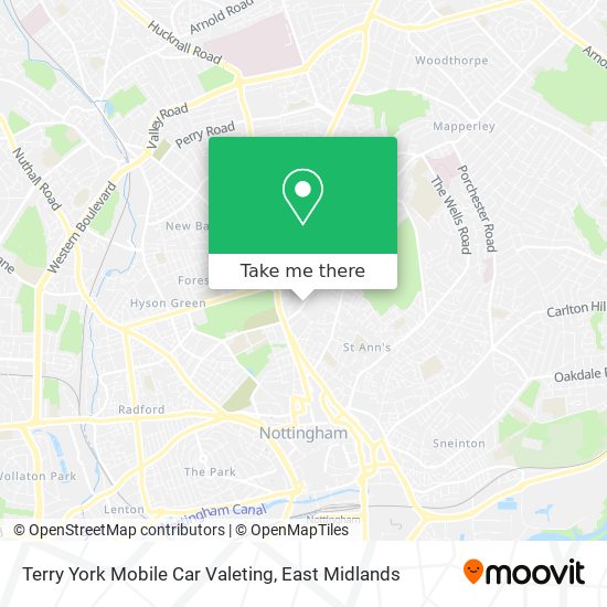 Terry York Mobile Car Valeting map