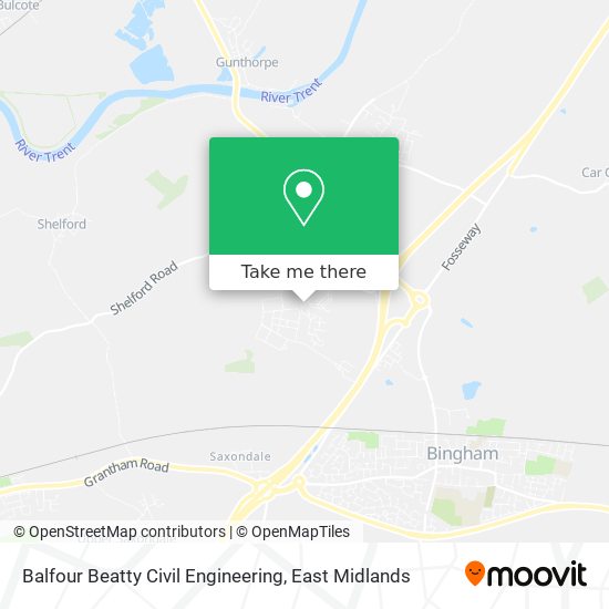 Balfour Beatty Civil Engineering map