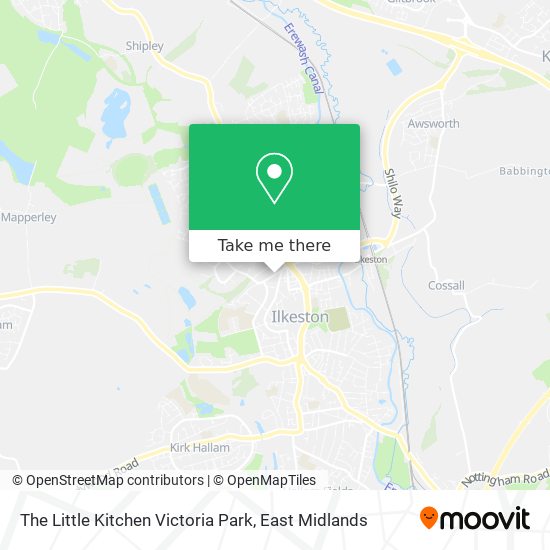 The Little Kitchen Victoria Park map