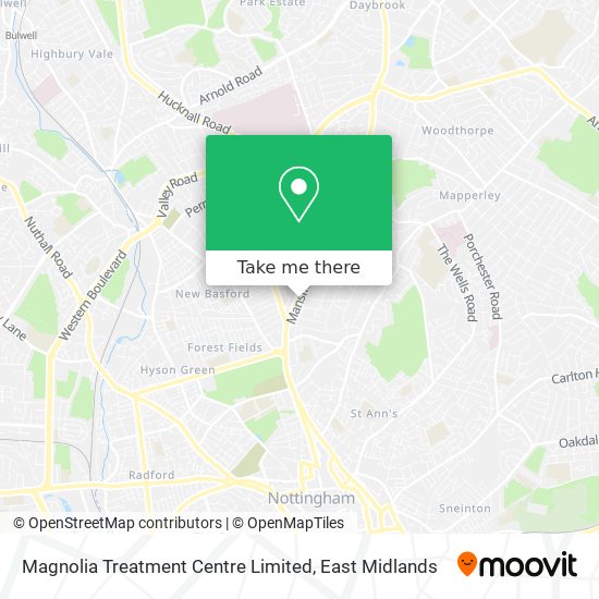 Magnolia Treatment Centre Limited map