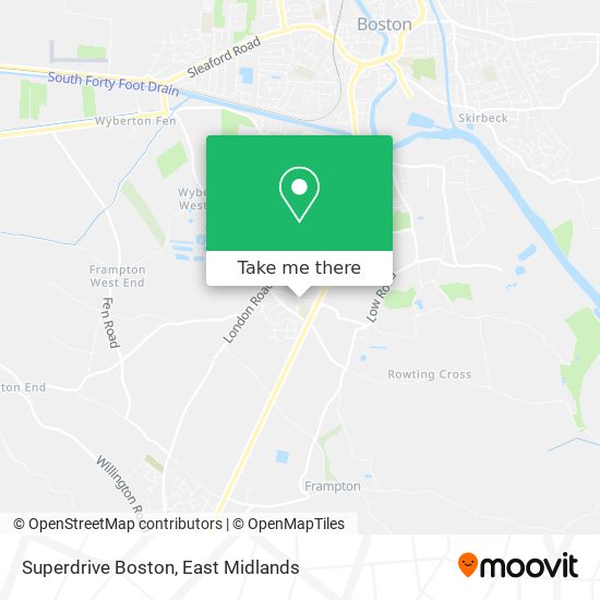 Superdrive Boston map