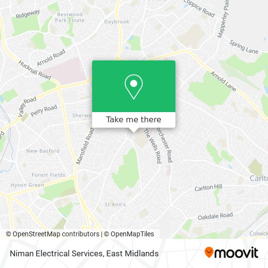 Niman Electrical Services map