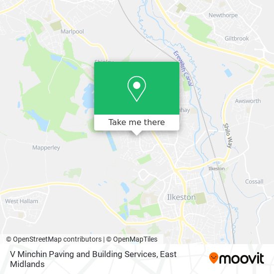 V Minchin Paving and Building Services map