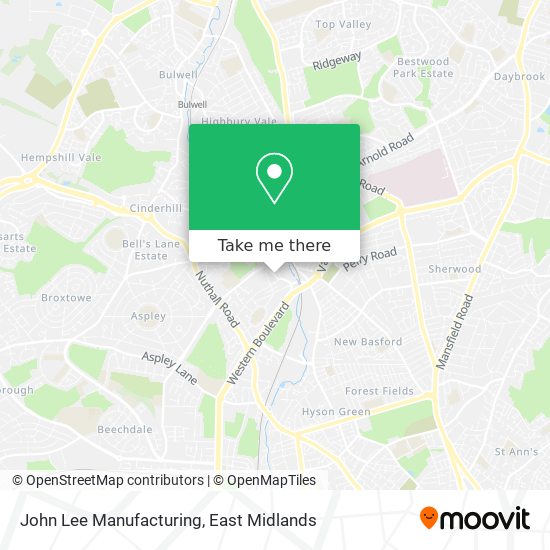 John Lee Manufacturing map