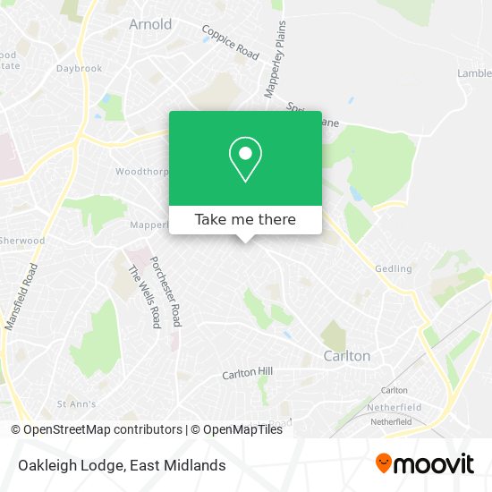 Oakleigh Lodge map