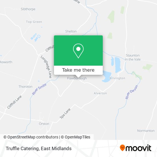 Truffle Catering map