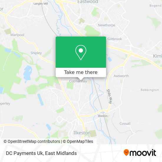 DC Payments Uk map