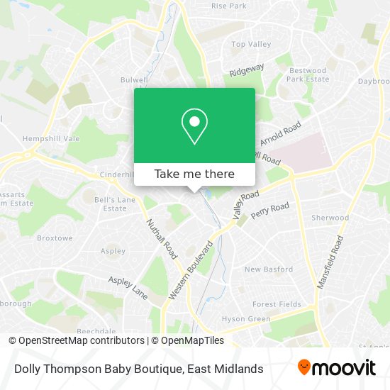 Dolly Thompson Baby Boutique map