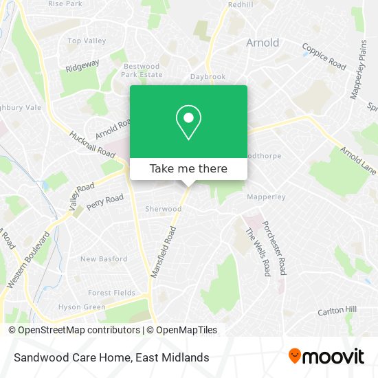 Sandwood Care Home map