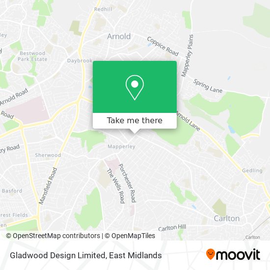 Gladwood Design Limited map