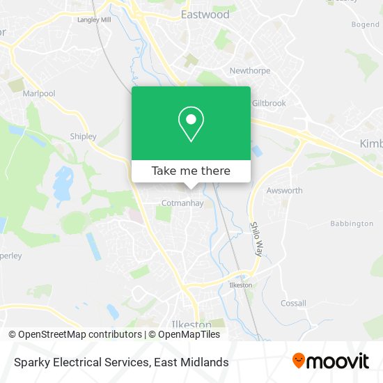 Sparky Electrical Services map