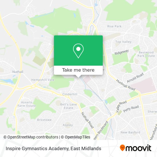 Inspire Gymnastics Academy map