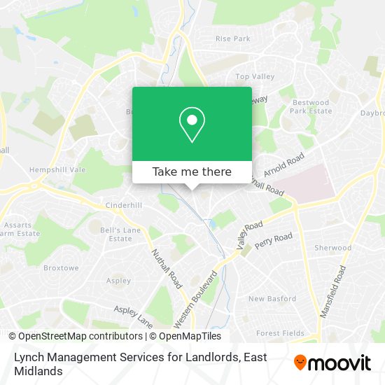 Lynch Management Services for Landlords map