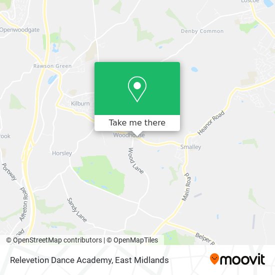 Relevetion Dance Academy map