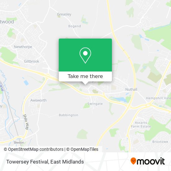 Towersey Festival map