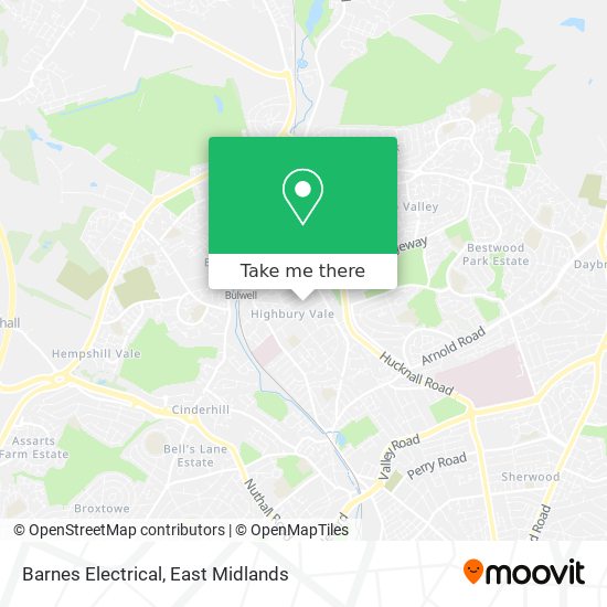 Barnes Electrical map