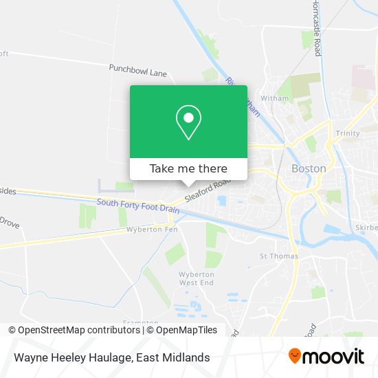 Wayne Heeley Haulage map