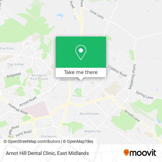 Arnot Hill Dental Clinic map