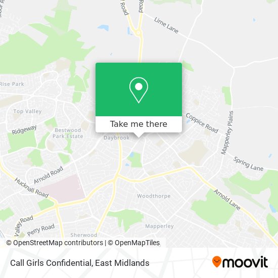 Call Girls Confidential map