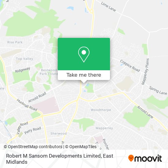 Robert M Sansom Developments Limited map