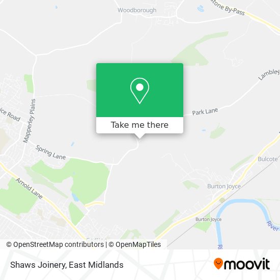 Shaws Joinery map