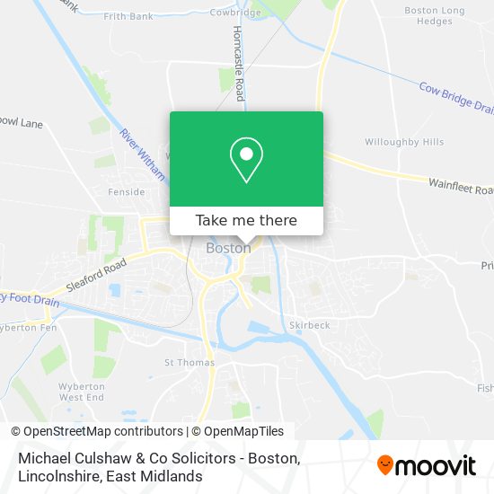 Michael Culshaw & Co Solicitors - Boston, Lincolnshire map