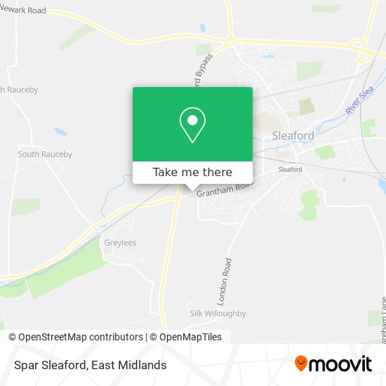 Spar Sleaford map