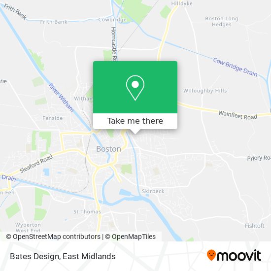 Bates Design map