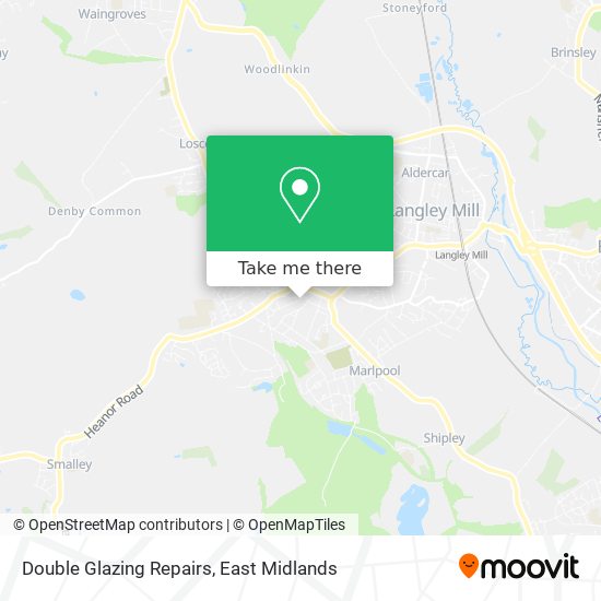 Double Glazing Repairs map