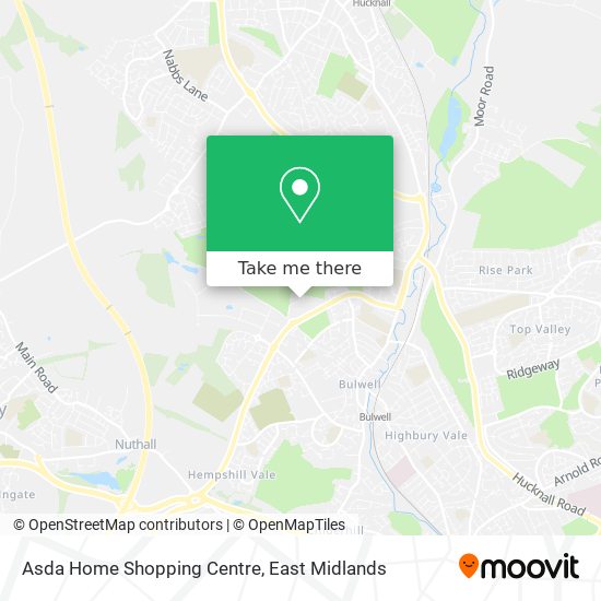 Asda Home Shopping Centre map