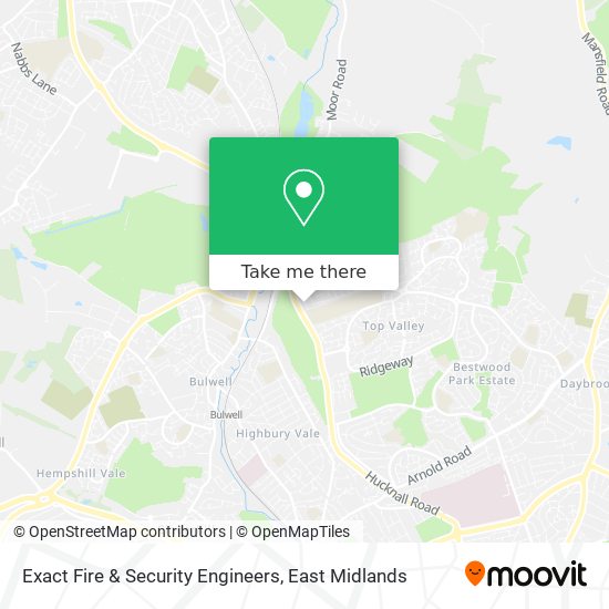 Exact Fire & Security Engineers map