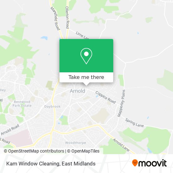 Kam Window Cleaning map