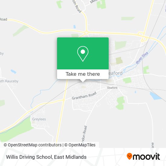 Willis Driving School map