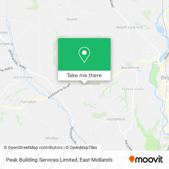 Peak Building Services Limited map