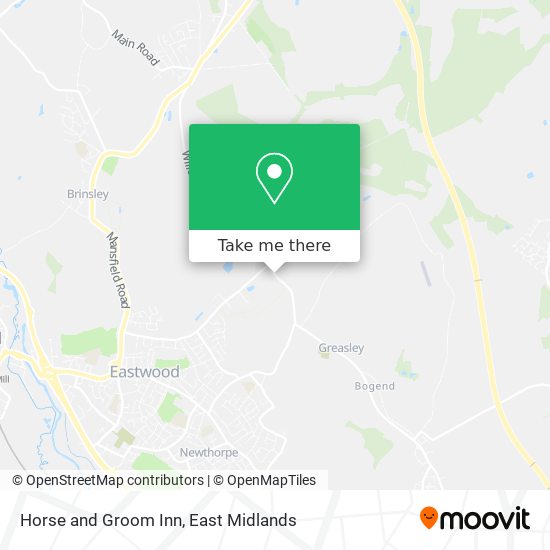 Horse and Groom Inn map