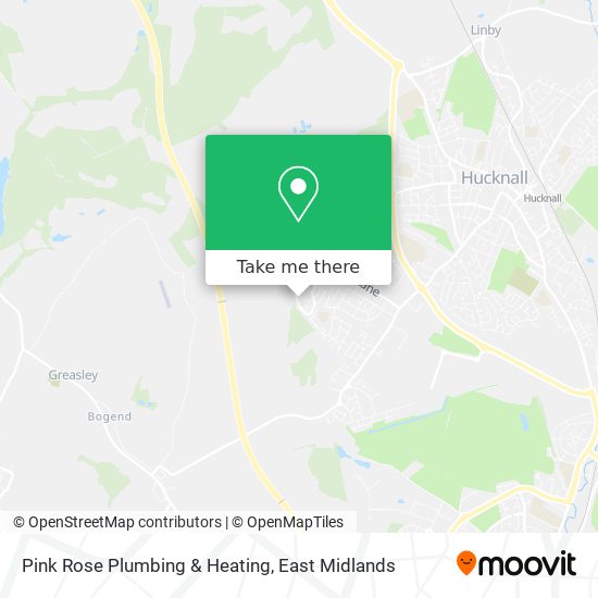 Pink Rose Plumbing & Heating map