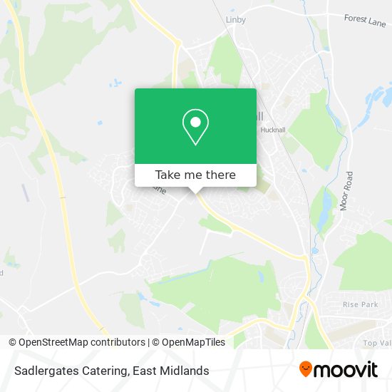 Sadlergates Catering map